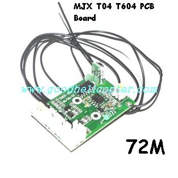 mjx-t-series-t04-t604 helicopter parts pcb board (72M)